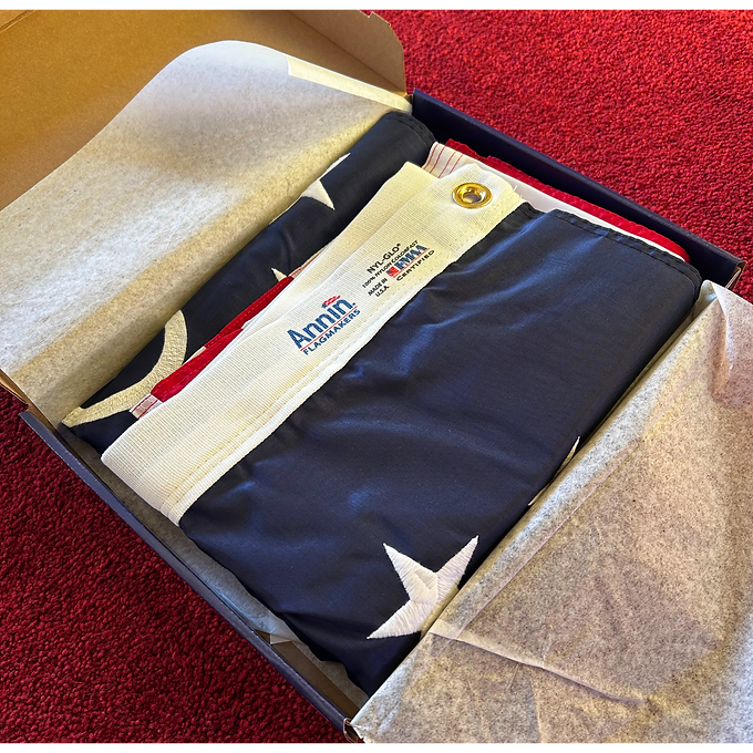 BETSY ROSS AMERICA 250 LIMITED EDITION EMBROIDERED/SEWN 3X5' NYLON OUTDOOR FLAG