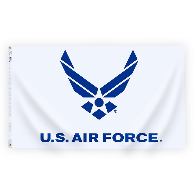US AIR FORCE WINGS  3X5' NYLON OUTDOOR FLAG
