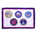 US ARMED FORCES 3X5' NYLON OUTDOOR FLAG