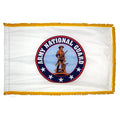 ARMY NATIONAL GUARD 3X5' NYLON INDOOR FLAG - FRINGE
