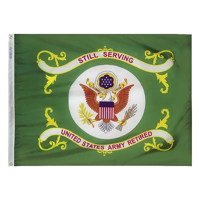 US ARMY RETIRED 3X4' NYLON OUTDOOR FLAG
