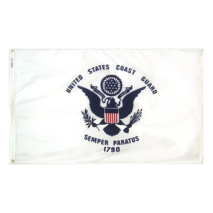 US COAST GUARD 5X8' NYLON OUTDOOR FLAG