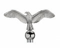 EAGLE CHROME PLASTIC CLASSIC 8 1/2" INDOOR PARADE ORNAMENT