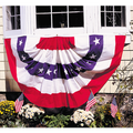 FAN STARS AND STRIPES 1.5' X 3' POLYCOTTON