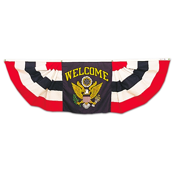 FAN WELCOME EAGLE 3' X 9' COTTON