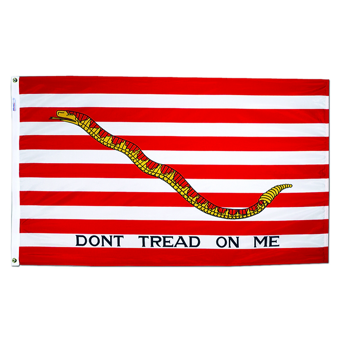 FIRST NAVY JACK 3X5' NYLON OUTDOOR FLAG