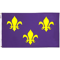 FRENCH FLEUR DE LIS 3X5' NYLON OUTDOOR FLAG