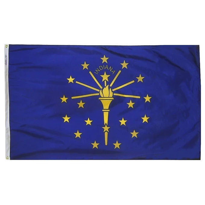 INDIANA 6X10' NYLON OUTDOOR FLAG