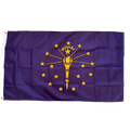 INDIANA 5X8' POLYESTER OUTDOOR FLAG
