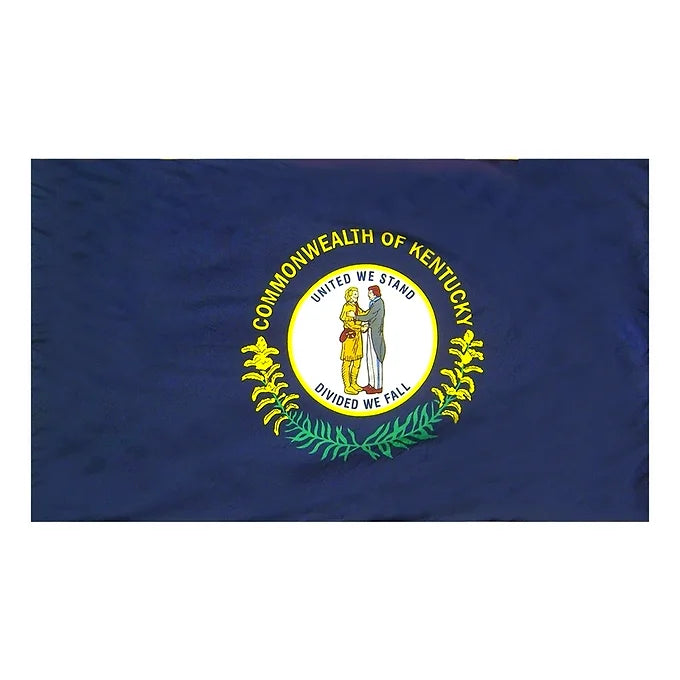 KENTUCKY 5X8' NYLON INDOOR FLAG - PLAIN