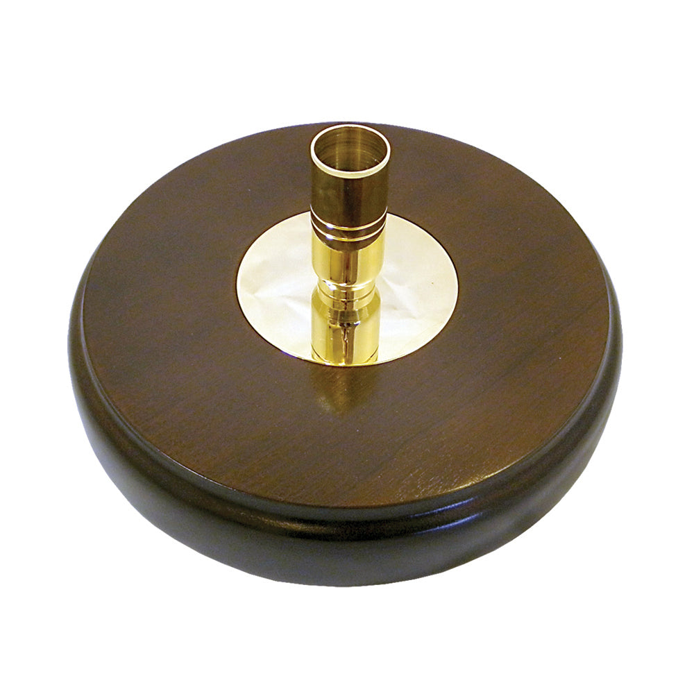 STAND 1 1/4" MAHOGANY INDOOR PARADE BASE