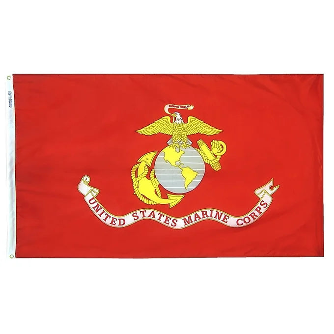 US MARINE CORPS 5X8' NYLON OUTDOOR FLAG