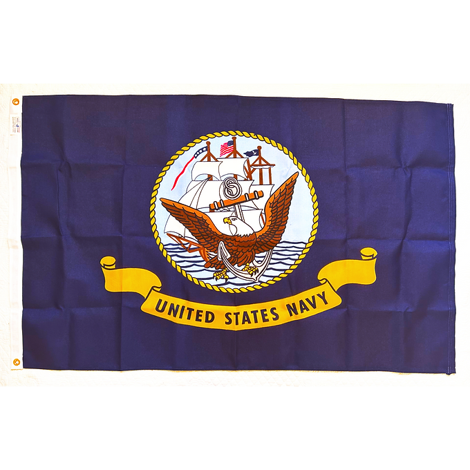 US NAVY 3X5' POLYESTER OUTDOOR FLAG