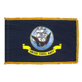 US NAVY 3X5' NYLON INDOOR FLAG - FRINGE