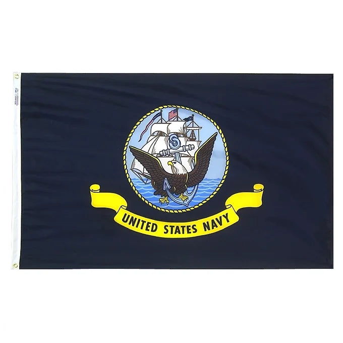 US NAVY 5X8' NYLON OUTDOOR FLAG