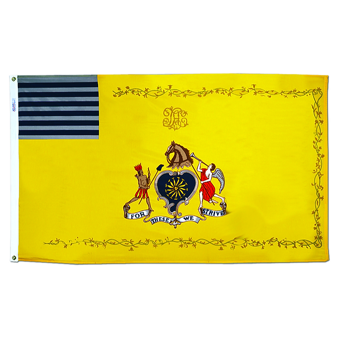 PHILADELPHIA LIGHT HORSE 3X5' NYLON OUTDOOR FLAG