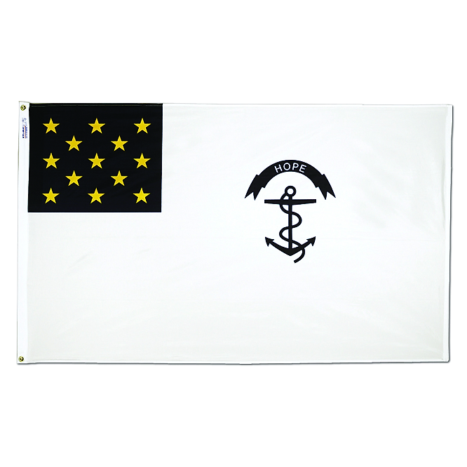 RHODE ISLAND REGIMENT 3X5' NYLON OUTDOOR FLAG