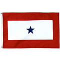SERVICE STAR 3X5' NYLON OUTDOOR FLAG