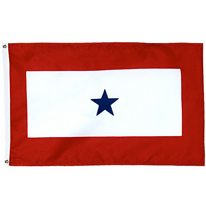 SERVICE STAR 3X5' NYLON OUTDOOR FLAG