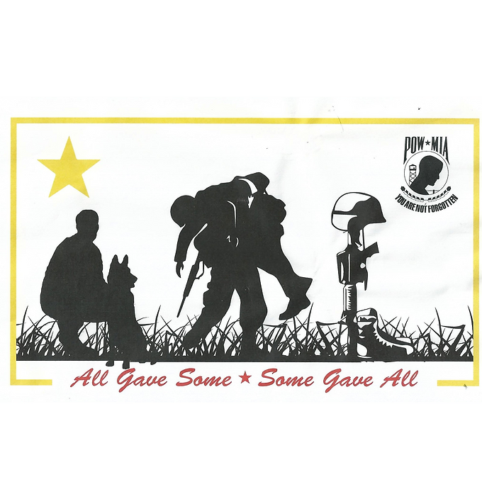 SOME GAVE ALL 3X5' NYLON OUTDOOR FLAG