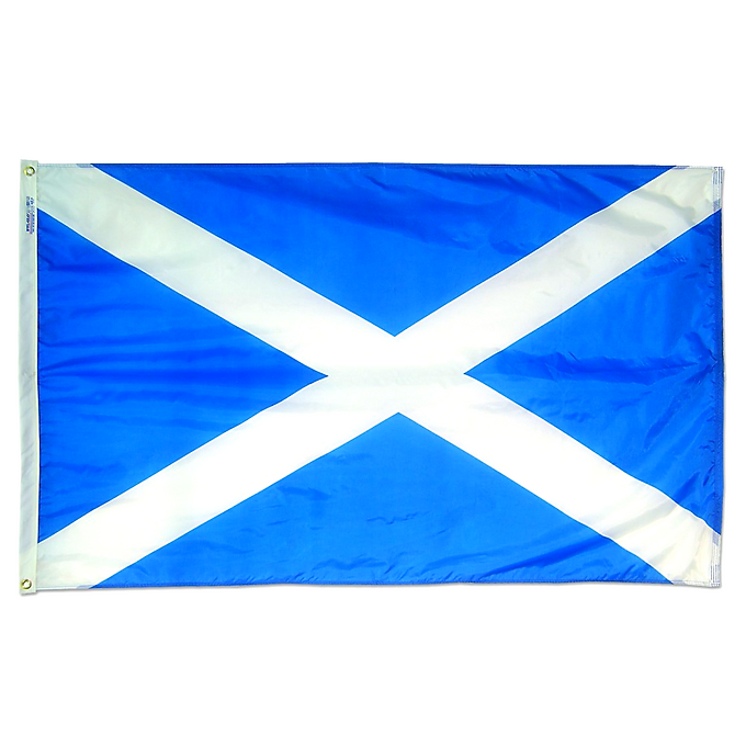 SCOTLAND ST. ANDREW'S CROSS 5X8' NYLON OUTDOOR FLAG