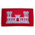 USACE 12X18" NYLON OUTDOOR FLAG