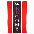 WELCOME VERTICAL 3X5' COTTON OUTDOOR FLAG