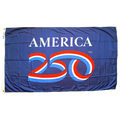 AMERICA 250 RIBBON BLUE 3X5' NYLON OUTDOOR FLAG