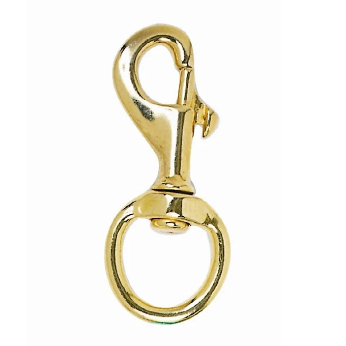 SNAP HOOK CONNECTOR BRASS 3 3/4"