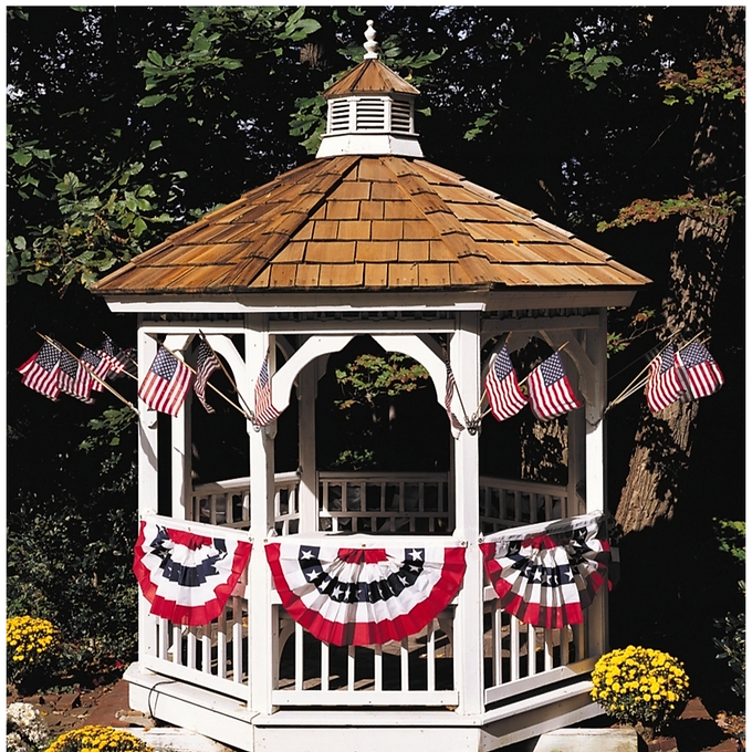 FAN STARS AND STRIPES 1.5' X 3' POLYCOTTON