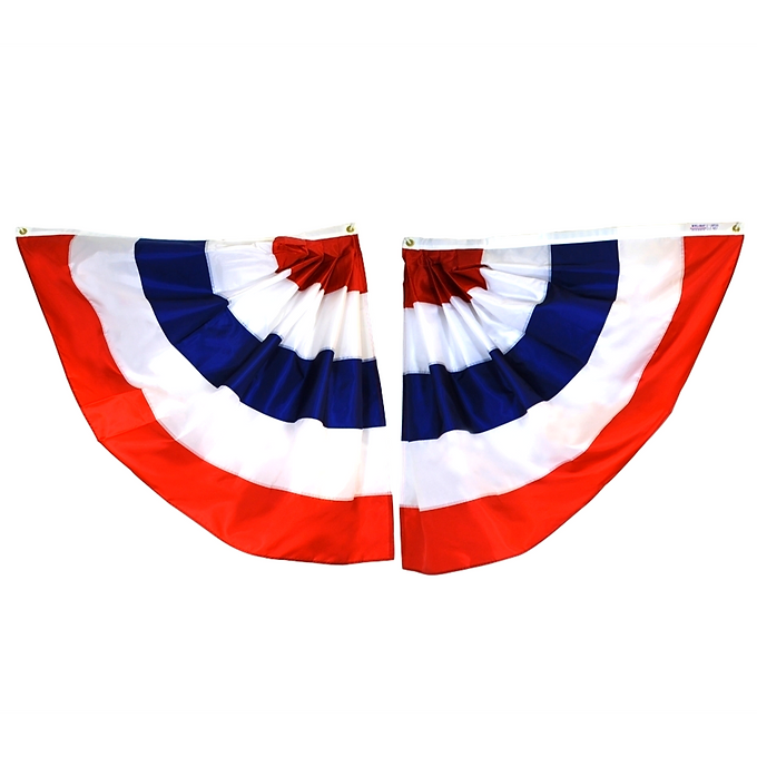 FAN HALF STRIPES 3' X 3' NYLON PAIR OF 2