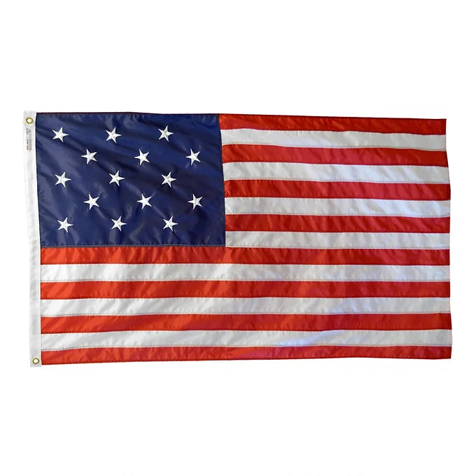 STAR SPANGLED BANNER 3X5' COTTON OUTDOOR FLAG